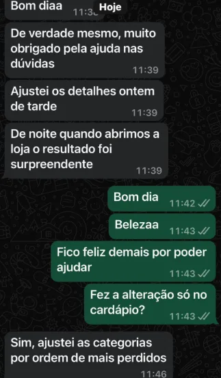 Print WhatsApp: resultado surpreendente ao abrir a loja